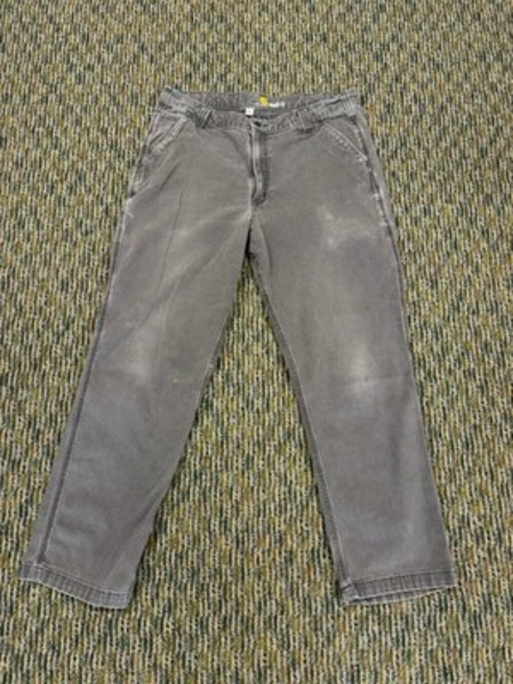 Carhartt Replaced Fit Faded Denim Carpenter Pants Tagged 40x32 Actual 36x29